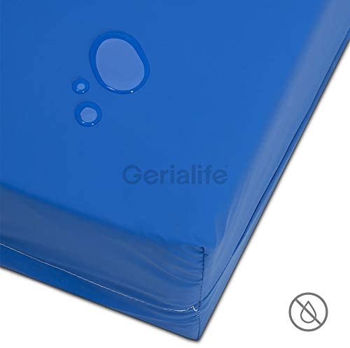 Gerialife® Colchón Geriátrico Hospitalario Articulado | 15 cm de Espuma HR | Funda Sanitaria Impermeable (80x190)